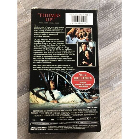 The Haunting (VHS, 2000, Special Limited Edition) - Picture 3 of 5
